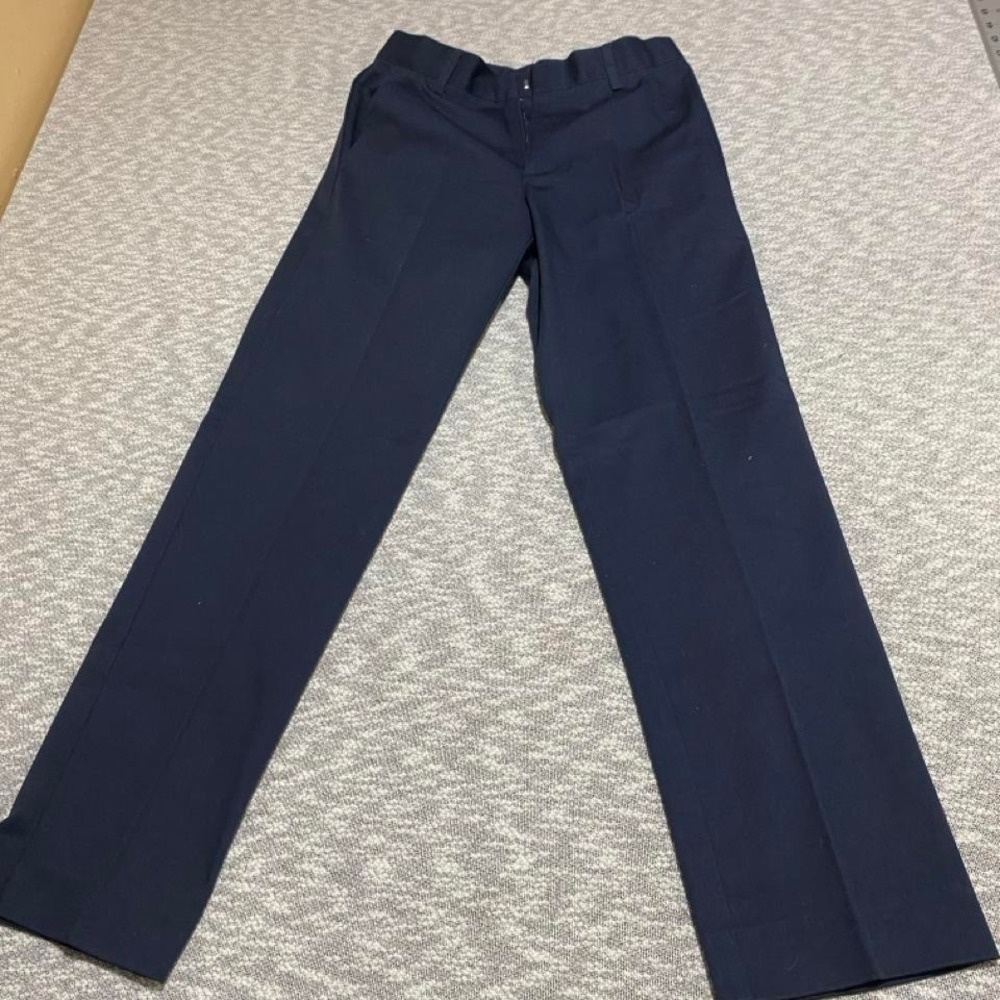 Carrusel blue straight leg pants kids Size 12. SKU-A579#trousers